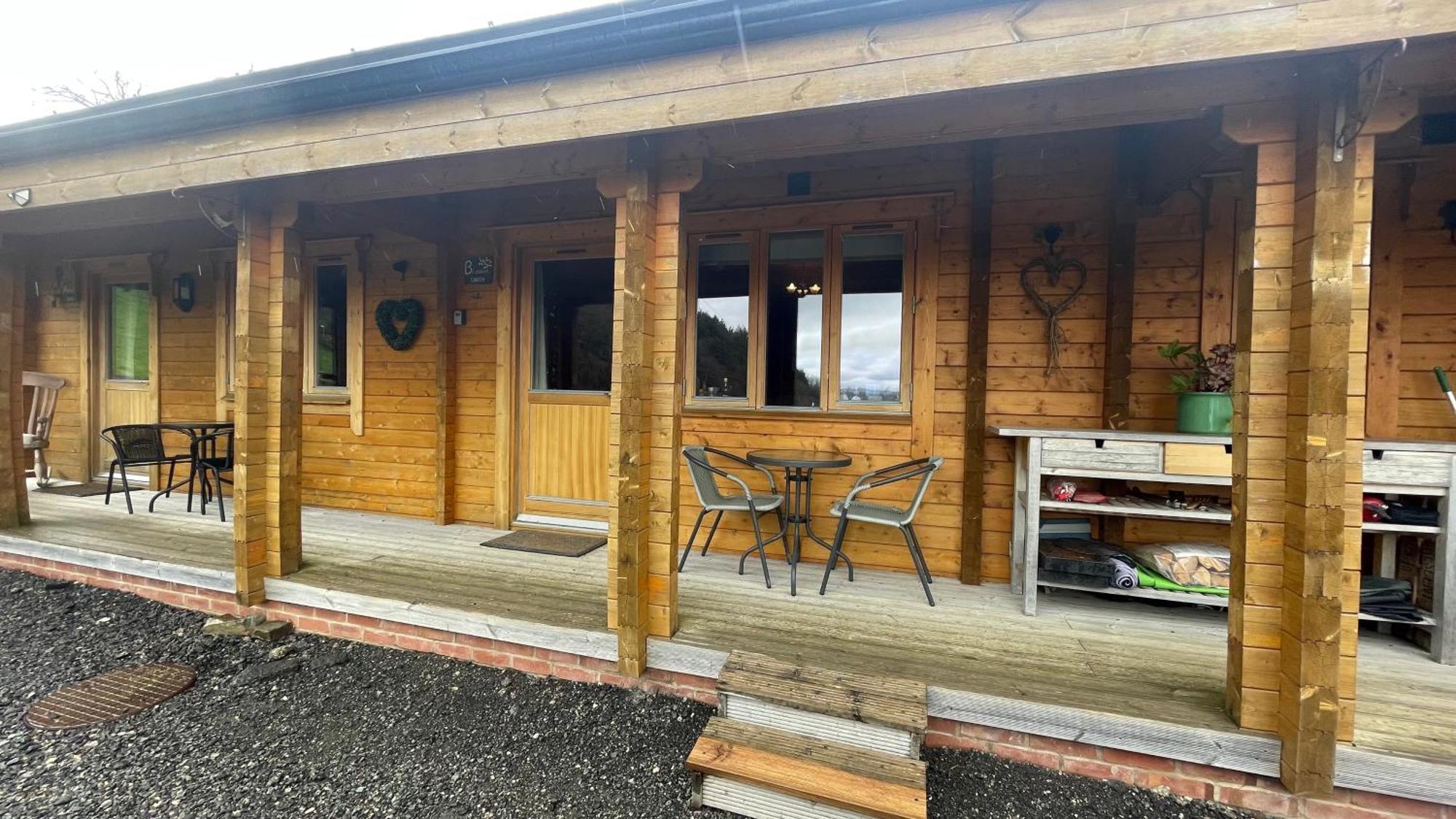 Blossom Cabin - Little Log Cabin In Wales Newtown  Exteriér fotografie